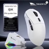 M3 Pro Plus Kablosuz Oyuncu Mouse, PAW3311 Sensör, 12000 Dpı, 65G Ultra Hafif, Rgb, 3 Modlu, 1000Hz - Genel