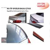 M3 Universal Bagaj Üstü Kauçuk Spoiler Dar 135 X 3,5 Cm