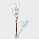 M3Decorium 10 Adet Kahverengi Uzun Dal 80Cm Fil Ayağı Cam Köşe Vazo