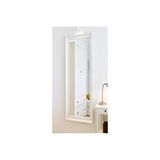 M3decorium Beyaz Banyo Salon Antre Koridor Şifonyer Komodin Duvar Boy Aynası