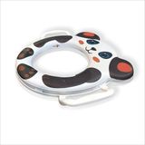 M3DECORİUM Çocuk Bebek Yumuşak Puf Köpekli Wc Tuvalet Hela Tualet Klozet Kapağı Oturağı Adap - Çok Renkli