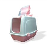 M3Decorium En Büyük Derin Koku Yapmaz Filtre Pembe Dişi Kedi Köpek Kum Kumluk Havuzu Evi Kabı Odası Wc Tuvaleti