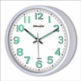 M3Decorium Fosforlu Mat Metalik Dekorasyona Uyumlu 22 cm Duvar Saati