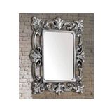 M3Decorium Gümüş Yaldız 58X77Cm Dev Büyük Banyo Salon Koridor Yatak Odası Etajer Kolon Duvar Antre Boy Aynası