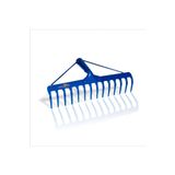 M3Decorium Hafif 900Gr 14 Diş Çelik Profesyonel Burgulu Bahçe Tarla Tırmık Tırmığı