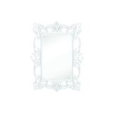 M3decorium İşlemeli 60x80cm Boy Banyo Duvar Salon Komodin Etejer Aynası Gri