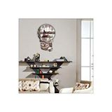 M3decorium Kız Kuleli Osmanlı Tuğralı Sarkaçlı Girl Tower Pendul Duvar Saati Çok Renkli