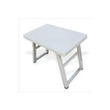 M3Decorium Paslanmaz En Dev Büyük Ebat Portatif Açılır Kapanır Şezlong 72x48cm Piknik Kamp Sehpası Masası