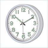 M3Decorium Sessiz Çalışan Duvar Saati Fosforlu Beyaz 22 Cm