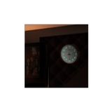 M3Decorium Siyah Çerçeve Fosforlu Duvar Saati 22 cm Fonksiyonel Ön Cam
