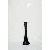 M3Decorium Siyah Desenli Fil Ayağı Uzun 60cm Vazo