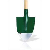 M3DECORİUM Uzun Saplı 140 cm Çelik Sivri Uçlu Sağlam 2 mm Kalınlığında 30 cm Bel Küreği Bahçe Tarla Ekim Öncesi Toprak Kaldırmak İçin Eğilmez Sertleştirilmiş Sivri Uçlu Çim Depkili Bel Küreği ve Sap