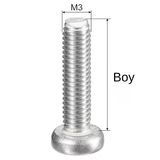 M3x30mm Ysb Vida – Dın7985 (Yıldız Silindir Başlı Civata)