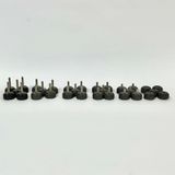 M4 Parmak Cıvatası (M4 Prototip Karma Set 6 Çeşit 30 Adet) - Plastik Başlıklı Gömülü Metal Dişli El Cıvatası - Prototipleme, Robotik, DIY Projeler için Kolay Sıkılır Bağlantı - Çoklu Boy Seçenekleri