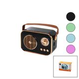 M4 Portable Wireless Hoparlör - Speaker Işikli Usb Şarjli Renkli Kasa - Bronz Çerçeveusb - Dc 5V - Tf (5047)