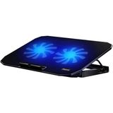 M40 Gaming Laptop Soğutucu Notebook Standı, Mavi Led,14-15.6-17 Inch Uyumlu, 2 Fan, 2 USB