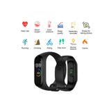 M5 Smart Bracelet M5 Akıllı Bileklik Saat Universal Adım Sayar Uyku Takip Titreşimli Mesafe Nabız Ölçer Renkli Ekran
