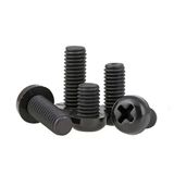 M5 X15mm Plastik Civata Vida Siyah X 5 Adet (Rf003)