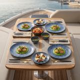 M505108 - Velora Mist 8 Parça Yemek Takımı, Thermoset Melamin | BPA Free