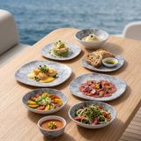 M506208 - Velora Cloud 8 Parça Yemek Takımı, Thermoset Melamin | BPA Free
