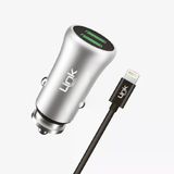 M582 Metal Lightning Kablolu Usb Araç Şarj Cihazı