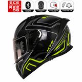 M801 Snake Arrow Motosiklet Kaskı Spoiler Mod Güneş Vizörlü Full Face Kask
