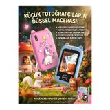 M90 Çocuk Kamera Telefonu - HD Dijital Fotoğraf Makinesi ve Video Kaydedici, Silikon Kılıflı Eğitici Oyuncak
