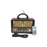 M90 M-112bt Şarjlı Nostaljik Bluetooth Fm Radyo Usb/sd/mp3