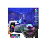 M90 Yıldızlı Projektör Tavan Aydınlatma Galaxy Lazer Işıklı Disko Topu Bluetooth Hoparlör Parti Led Lamb