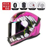 M910 Lady Horus Motosiklet Kaskı Güneş Vizörlü Full Face Kadın Kask
