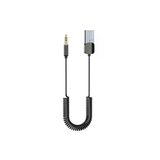 M93 Tak Çalıştır Usb To 3.5Mm Esnek Aux Kablo - Siyah 413108