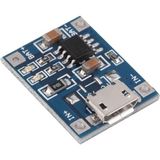 Ma 5V Mini Mikro USB 1A TP4056 Lityum Pil Şarj Kartı Şarj Aleti Modülü-Mavi (Yurt Dışından)