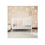 MAARS 3 Farklı Papatya desen, gerçek görünümlü, Çocuk odası, Duvar süsü, Etiket, Duvar sticker 60 adet