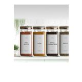 MAARS Modern Baharat Bakliyat Çay Kuruyemiş Kavanoz Etiketi -sticker 5,5x9,5 110 Adet
