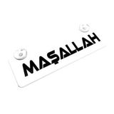 Maaşallah Yazılı Sök Tak Dekor Plaka
