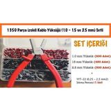 Maasco 1350 Adet Yüksük Seti + Yyt-22 Sıkma Pensesi (1,0-1,5-2,5 Mm2)