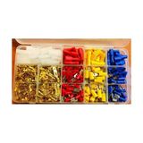 Maasco 577 Parça Ful-Yarım Izole ve Izolesiz Dışı ve Erkek Kablo Ucu Pabuç Terminal 0.5-6 mm