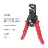 Maasco HS-700M (SOLAR) kablo soyma-Sıyırma Pensesi 0.5 - 6 Mm2