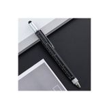 MAB 6-in-1 Çok Fonksiyonlu Vıp Hediyelik Kalem, Tükenmez, Cetvel, Terazi, Stylus, Tornavidalı (SİYAH)