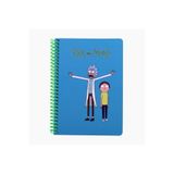 Mabbels Butik Rick And Morty Mavi Defter - Kareli 24x17cm - 96 Yaprak