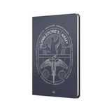 Mabbels DFT-388012 Harry Potter Dumbledors Army Sert Kapak Lacivert 80 Yaprak Çizgili 15x21 cm Butik Not Defteri