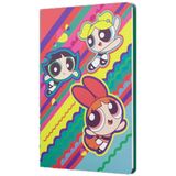 Mabbels DFT-388142 Sert Kapak The Powerpuff Girls Yeşil 80 Yaprak 15x21 cm Butik Defter