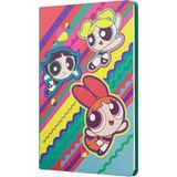 Mabbels DFT-388142 The Powerpuff Girls Sert Kapak Butik Yeşil 80 Yaprak Çizgisiz 15x21 cm Not Defteri