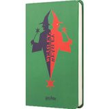 Mabbels DFT-388241 Sert Kapak Harry Potter Weasley Yeşil 80 Yaprak 9x14 cm Mini Defter