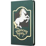 Mabbels DFT-388395 Sert Kapak Lotr The Prancing Pony Yeşil 80 Yaprak 9x14 cm Mini Defter