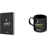 Mabbels Harry Potter Ajanda ve Mug Seti Siyah Renkli 2 Parça Eğlenceli Tasarım