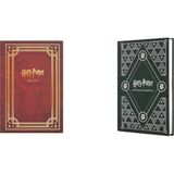 Mabbels Harry Potter Ajanda ve Slytherin Haftalık Planlayıcı 2 Parça Kırmızı ve Yeşil Renkli