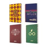 Mabbels Harry Potter Butik Defter Seti 1 Kareli 3 Çizgili 4 Adet - Renkli