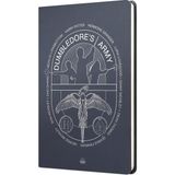 mabbels harry potter dumbledors army sert kapak butik not defteri lacivert 80 yaprak çizgili 15x21cm dft-388012 - Karışık