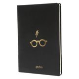 Mabbels Harry Potter Gözlük Şimşek Sert Kapak Ciltli Kareli 96 Yaprak Defter